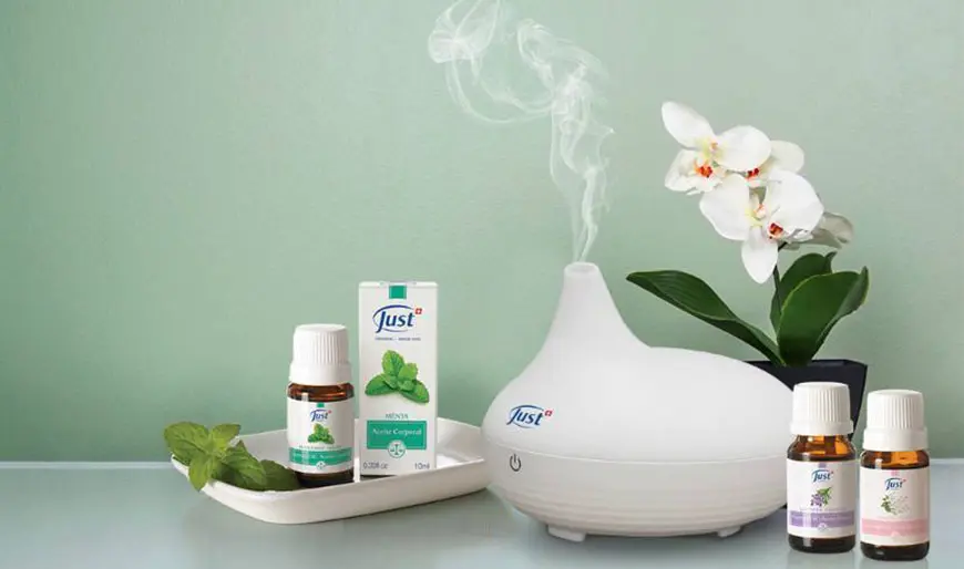 Productos Just de aromaterapia natural para relajación y bienestar